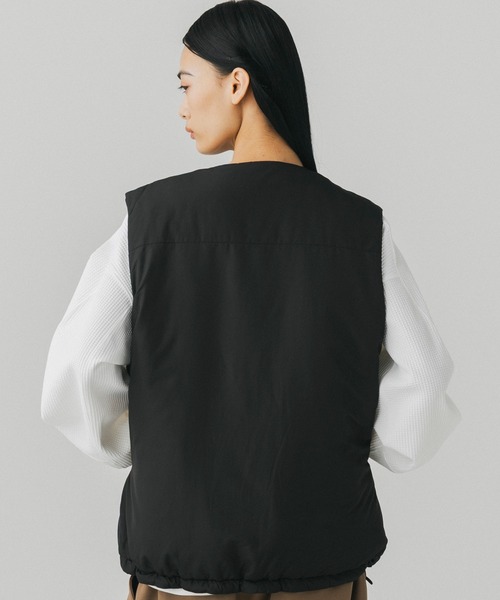 +phenix(プラスフェニックス)の「+phenix(プラスフェニックス)PADDED LINER VEST / 中綿入りライナーベスト(ベスト・メンズ・ブラウン/ブラック/グレー・M/L)」の8枚目の写真