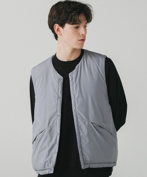 +phenix(プラスフェニックス)の「+phenix(プラスフェニックス)PADDED LINER VEST / 中綿入りライナーベスト(ベスト・メンズ・ブラウン/ブラック/グレー・M/L)」の15枚目の写真