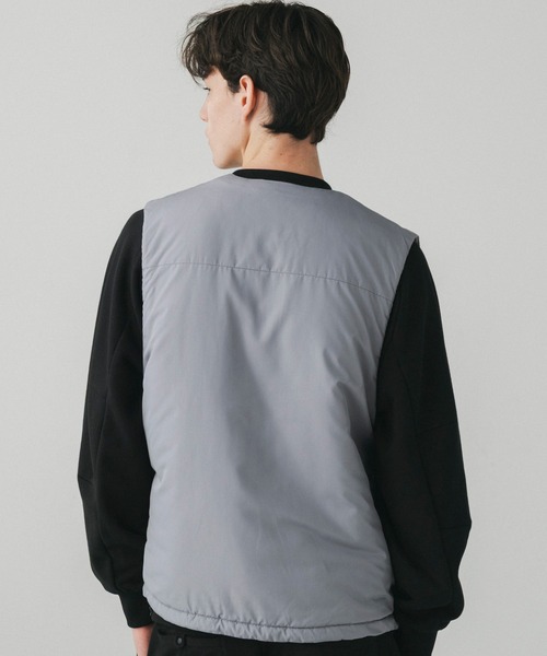 +phenix(プラスフェニックス)の「+phenix(プラスフェニックス)PADDED LINER VEST / 中綿入りライナーベスト(ベスト・メンズ・ブラウン/ブラック/グレー・M/L)」の16枚目の写真