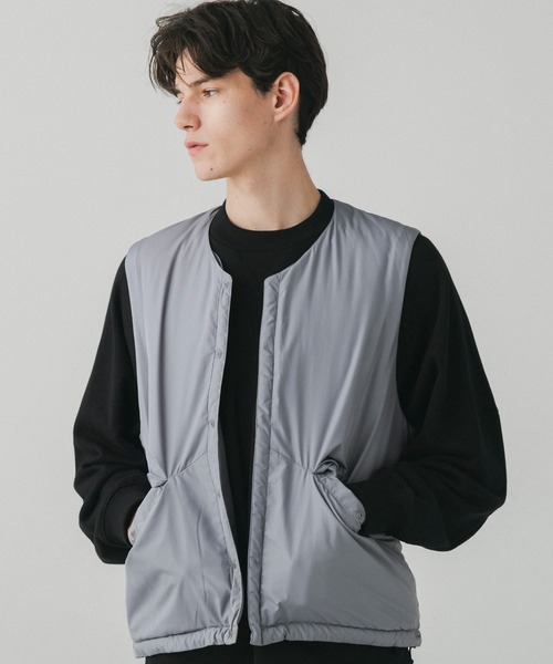 +phenix(プラスフェニックス)の「+phenix(プラスフェニックス)PADDED LINER VEST / 中綿入りライナーベスト(ベスト・メンズ・ブラウン/ブラック/グレー・M/L)」の18枚目の写真