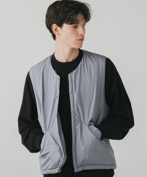 +phenix(プラスフェニックス)の「+phenix(プラスフェニックス)PADDED LINER VEST / 中綿入りライナーベスト(ベスト・メンズ・ブラウン/ブラック/グレー・M/L)」の19枚目の写真