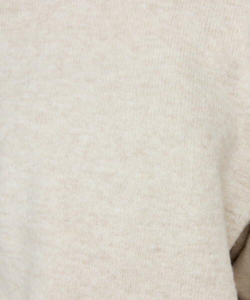 PUBLUX(パブリュクス)の「PUBLUX/パブリュクス ニットトップ ショートパンツ セットアップ 限定展開(ニット/セーター・レディース・チャコールグレー/ナチュラル/ベージュ/グレー・フリ-)」の22枚目の写真