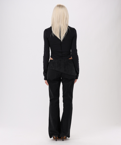 NOCTAVE(ノクターヴ)の「Collar Slim Top Black(Tシャツ/カットソー・レディース・その他・SMALL/MEDIUM)」の7枚目の写真