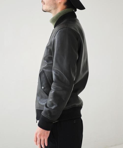 GREEN LABEL RELAXING レザージャケット　極美品 GREEN LABEL RELAXING レザージャケット