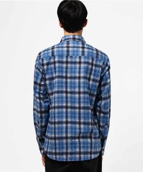 FTC（エフティーシー）の「PLAID NEL  SHIRT（シャツ/ブラウス・メンズ・オレンジ/レッド/ネイビー・MEDIUM/X-LARGE/LARGE/SMALL）」の8枚目の写真