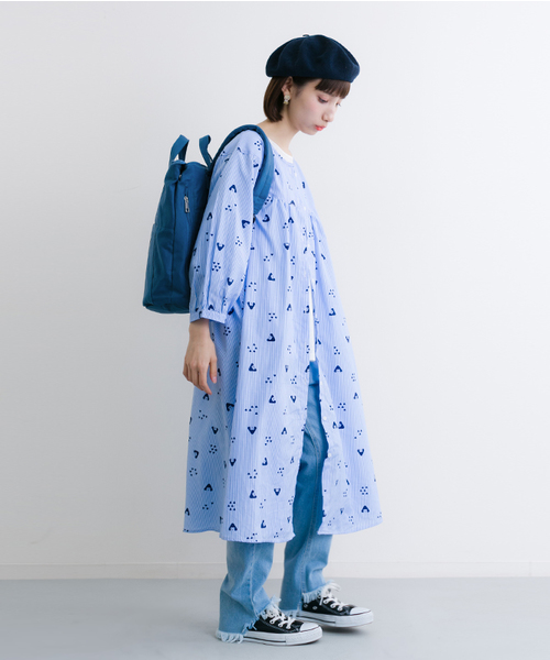 MERLOT（メルロー）の「キャンバス２WAYリュック2110（バックパック/リュック・レディース・キャメル/ブラック/ブルーグリーン/ワイン/アイボリー/ベージュ/ブルー/グリーン/グレー/ネイビー/カーキ・FREE）」の14枚目の写真