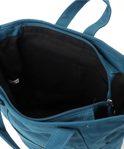 MERLOT（メルロー）の「キャンバス２WAYリュック2110（バックパック/リュック・レディース・キャメル/ブラック/ブルーグリーン/ワイン/アイボリー/ベージュ/ブルー/グリーン/グレー/ネイビー/カーキ・FREE）」の20枚目の写真