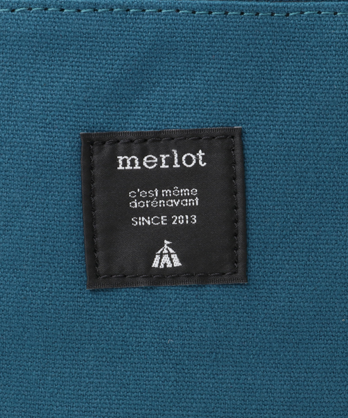 MERLOT（メルロー）の「キャンバス２WAYリュック2110（バックパック/リュック・レディース・キャメル/ブラック/ブルーグリーン/ワイン/アイボリー/ベージュ/ブルー/グリーン/グレー/ネイビー/カーキ・FREE）」の21枚目の写真