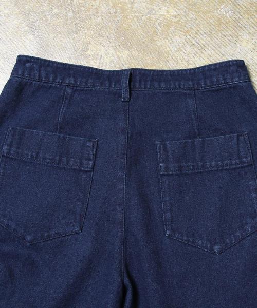 coen（コーエン）の「【大人気・追加生産】ベイカーワイドデニムパンツ（デニムパンツ・レディース・ネイビー/コバルトブルー・LARGE/MEDIUM/SMALL）」の5枚目の写真