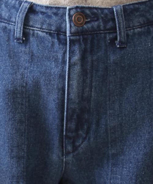 coen（コーエン）の「【大人気・追加生産】ベイカーワイドデニムパンツ（デニムパンツ・レディース・ネイビー/コバルトブルー・LARGE/MEDIUM/SMALL）」の20枚目の写真