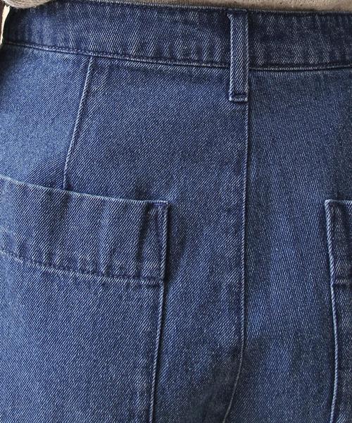 coen（コーエン）の「【大人気・追加生産】ベイカーワイドデニムパンツ（デニムパンツ・レディース・ネイビー/コバルトブルー・LARGE/MEDIUM/SMALL）」の10枚目の写真