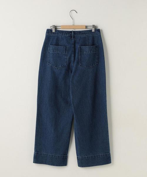 coen（コーエン）の「【大人気・追加生産】ベイカーワイドデニムパンツ（デニムパンツ・レディース・ネイビー/コバルトブルー・LARGE/MEDIUM/SMALL）」の22枚目の写真