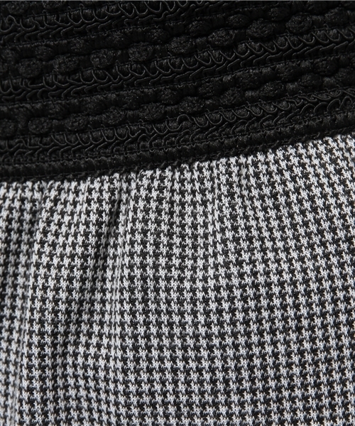 VENCEEXCHANGE（ヴァンスエクスチェンジ）の「ポンポン付き千鳥ガウチョパンツ    （その他パンツ・レディース・ブラック・MEDIUM）」の8枚目の写真