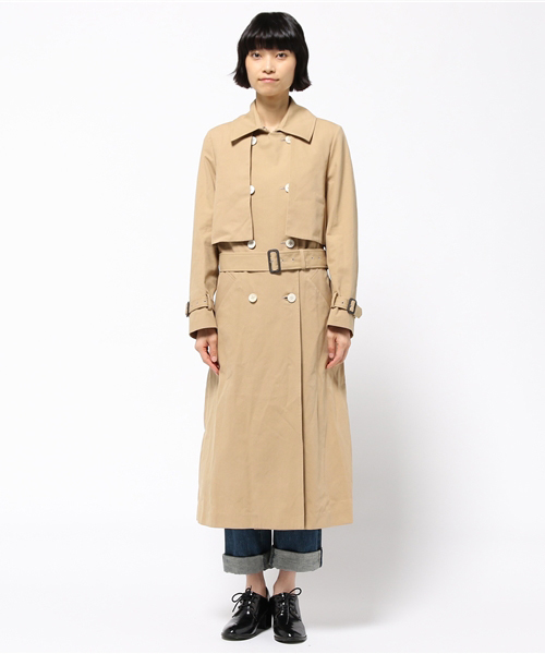 STUDIOUS（ステュディオス）の「LONG TRENCH CT（トレンチコート・レディース・ベージュ・FREE）」の10枚目の写真