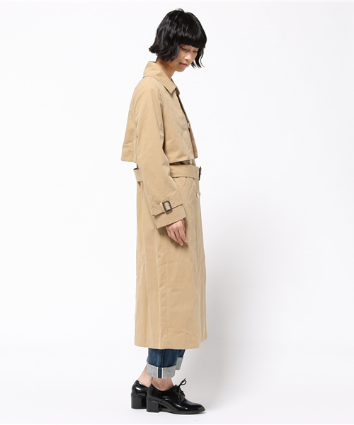 STUDIOUS（ステュディオス）の「LONG TRENCH CT（トレンチコート・レディース・ベージュ・FREE）」の11枚目の写真