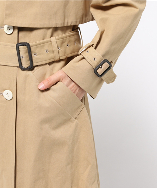 STUDIOUS（ステュディオス）の「LONG TRENCH CT（トレンチコート・レディース・ベージュ・FREE）」の7枚目の写真