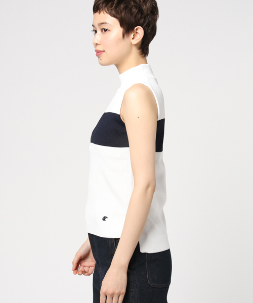 LOVELESS（ラブレス）の「【LOVELESS】WOMENS セットアップバイカラーベスト（ニット/セーター・レディース・ホワイト/ベージュ系その他・36/34）」の10枚目の写真