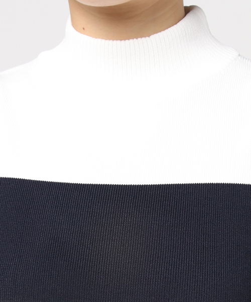 LOVELESS（ラブレス）の「【LOVELESS】WOMENS セットアップバイカラーベスト（ニット/セーター・レディース・ホワイト/ベージュ系その他・36/34）」の4枚目の写真