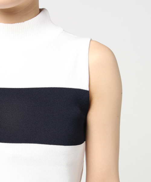 LOVELESS（ラブレス）の「【LOVELESS】WOMENS セットアップバイカラーベスト（ニット/セーター・レディース・ホワイト/ベージュ系その他・36/34）」の6枚目の写真