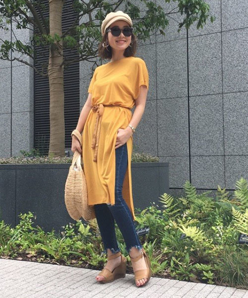 MERCURYDUO（マーキュリーデュオ）の「ハイゲージボトルネックニットワンピース（ワンピース・レディース・オフホワイト/マスタード/ネイビー・FREE）」の3枚目の写真