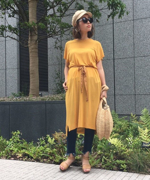 MERCURYDUO（マーキュリーデュオ）の「ハイゲージボトルネックニットワンピース（ワンピース・レディース・オフホワイト/マスタード/ネイビー・FREE）」の13枚目の写真