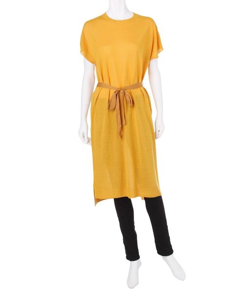 MERCURYDUO（マーキュリーデュオ）の「ハイゲージボトルネックニットワンピース（ワンピース・レディース・オフホワイト/マスタード/ネイビー・FREE）」の11枚目の写真