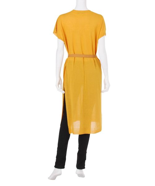 MERCURYDUO（マーキュリーデュオ）の「ハイゲージボトルネックニットワンピース（ワンピース・レディース・オフホワイト/マスタード/ネイビー・FREE）」の9枚目の写真