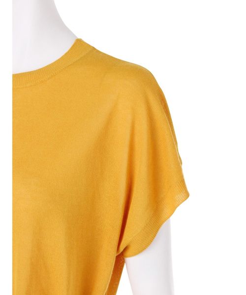 MERCURYDUO（マーキュリーデュオ）の「ハイゲージボトルネックニットワンピース（ワンピース・レディース・オフホワイト/マスタード/ネイビー・FREE）」の7枚目の写真