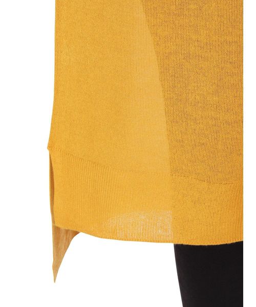 MERCURYDUO（マーキュリーデュオ）の「ハイゲージボトルネックニットワンピース（ワンピース・レディース・オフホワイト/マスタード/ネイビー・FREE）」の6枚目の写真