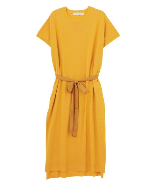 MERCURYDUO（マーキュリーデュオ）の「ハイゲージボトルネックニットワンピース（ワンピース・レディース・オフホワイト/マスタード/ネイビー・FREE）」の4枚目の写真