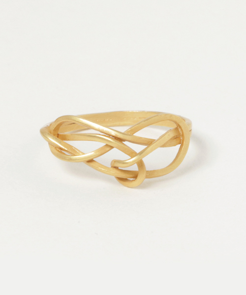 SCALA(スカラ)の「【SCALA/スカラ】knotリング(リング・レディース・シルバー/ゴールド/アンティークゴールド/アンティークシルバー・#14/#12/#10)」の8枚目の写真