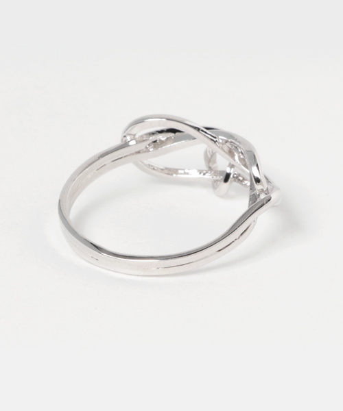 SCALA(スカラ)の「【SCALA/スカラ】knotリング(リング・レディース・シルバー/ゴールド/アンティークゴールド/アンティークシルバー・#14/#12/#10)」の5枚目の写真