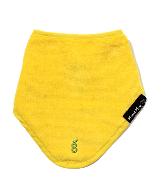 green label relaxing（グリーンレーベルリラクシング）の「Mum2Mum Bandana logo スタイ（スタイ/よだれかけ・キッズ・ライトピンク/ピンク/ライム/ライトブルー/ターコイズブルー/パープル/ブラウン/イエロー・フリー）」の6枚目の写真