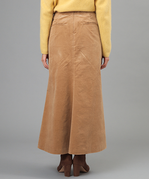 RIVE DROITE(リヴドロワ)の「ストレッチコールロングマーメイドスカート(スカート・レディース・ベージュ/レンガ・36/38)」の5枚目の写真