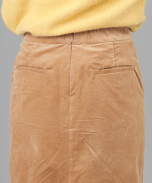 RIVE DROITE(リヴドロワ)の「ストレッチコールロングマーメイドスカート(スカート・レディース・ベージュ/レンガ・36/38)」の6枚目の写真