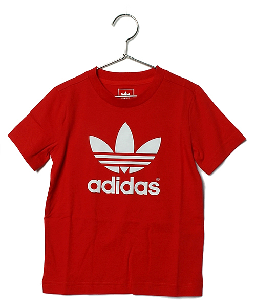 adidas Originals（アディダスオリジナルス）の「2013 新作 アディダス キッズ ベビー Tシャツ J TREFOIL TEE（Tシャツ/カットソー・キッズ・ホワイト/ブラック/レッド/ブルー・A/B/C/D/E）」の4枚目の写真