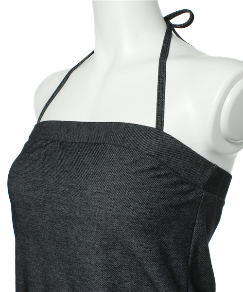 IRONY（アイロニー）の「ジェシーデニムサロペット【水着】（水着・レディース・サックスブルー/ネイビー/ブラック・ONE SIZE）」の7枚目の写真