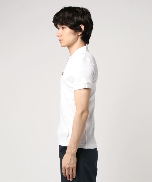 VIOLA(ヴィオラ)ストレッチ天竺フルZIPポロシャツ VIOLA(ヴィオラ)ストレッチ天竺フルZIPポロシャツ