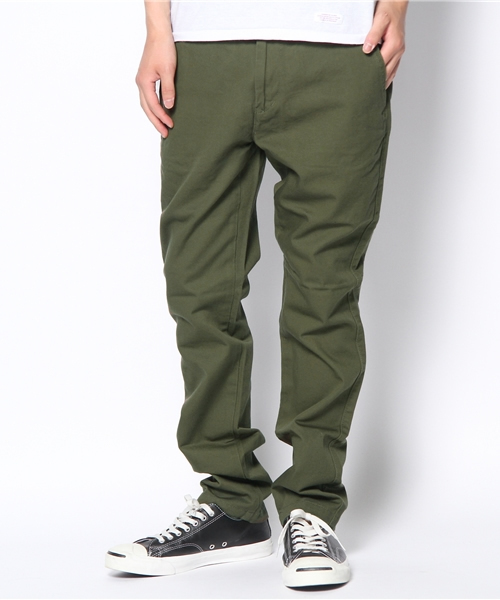 WEGO（ウィゴー）の「WEGO/テーパードチノパンツ（チノパンツ・メンズ・ダークグレー/ベージュ/カーキ・SMALL/MEDIUM/LARGE）」の3枚目の写真