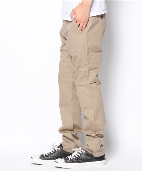 WEGO（ウィゴー）の「WEGO/テーパードチノパンツ（チノパンツ・メンズ・ダークグレー/ベージュ/カーキ・SMALL/MEDIUM/LARGE）」の4枚目の写真