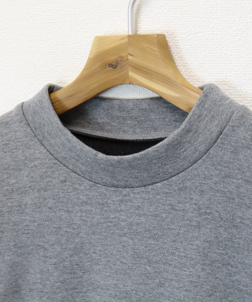 andme（アンドミー）の「裏起毛オーバーサイズチュニックトップス（スウェット・レディース・ブラック/ネイビー/グレー/カーキ/ベージュ/アイボリー・M）」の16枚目の写真