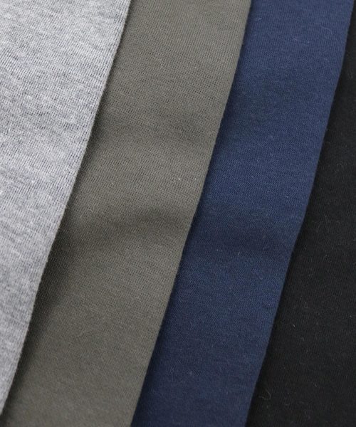 andme（アンドミー）の「裏起毛オーバーサイズチュニックトップス（スウェット・レディース・ブラック/ネイビー/グレー/カーキ/ベージュ/アイボリー・M）」の12枚目の写真