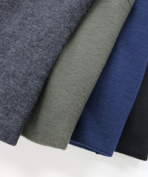 andme（アンドミー）の「裏起毛オーバーサイズチュニックトップス（スウェット・レディース・ブラック/ネイビー/グレー/カーキ/ベージュ/アイボリー・M）」の10枚目の写真