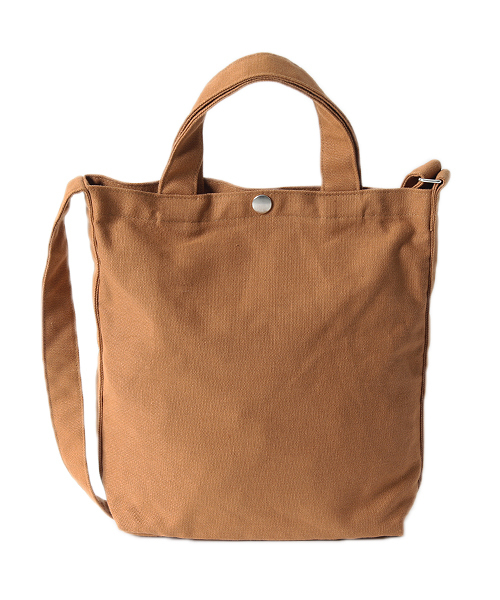 devirock(デビロック)の「2WAYキャンバスロゴトートバッグ(トートバッグ・キッズ・キナリ/ラベンダー/キャメル/ブラック・ONE SIZE)」の5枚目の写真