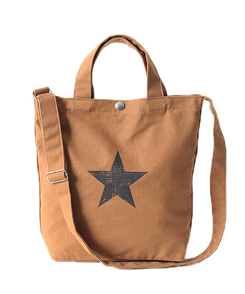 devirock(デビロック)の「2WAYキャンバスロゴトートバッグ(トートバッグ・キッズ・キナリ/ラベンダー/キャメル/ブラック・ONE SIZE)」の10枚目の写真