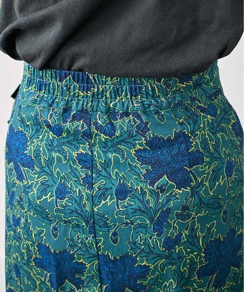 MEDE19F（メデジュウキュウ）の「〈「ミュルーズ染織美術館」アーカイブコレクション〉プリントスカート〈グリーン〉（スカート・レディース・グリーン・MEDIUM/LARGE/X-LARGE/XX-LARGE）」の5枚目の写真