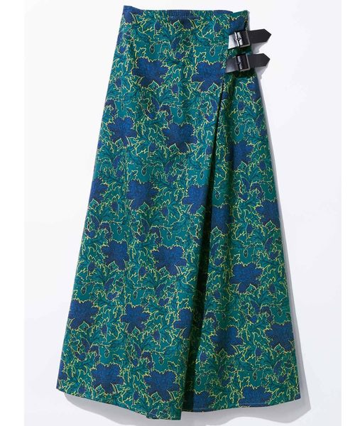 MEDE19F（メデジュウキュウ）の「〈「ミュルーズ染織美術館」アーカイブコレクション〉プリントスカート〈グリーン〉（スカート・レディース・グリーン・MEDIUM/LARGE/X-LARGE/XX-LARGE）」の8枚目の写真