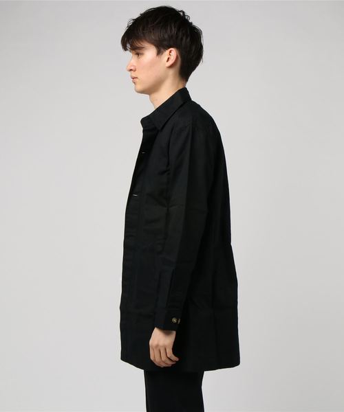 L&HARMONY(エルアンドハーモニー)の「OXシャツコート(テーラードジャケット・メンズ・ブラック/グレー・MEDIUM/LARGE)」の3枚目の写真