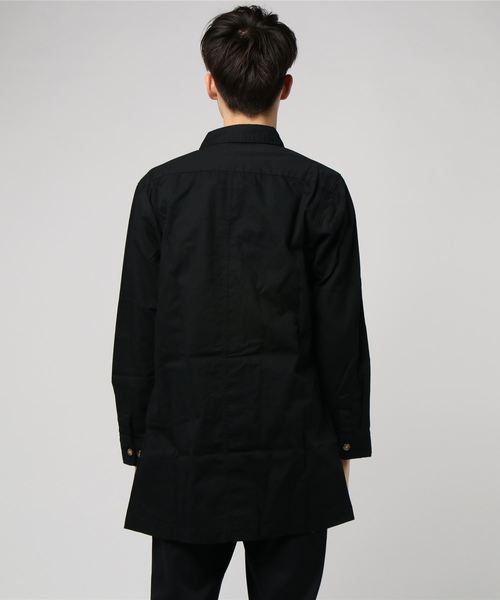 L&HARMONY(エルアンドハーモニー)の「OXシャツコート(テーラードジャケット・メンズ・ブラック/グレー・MEDIUM/LARGE)」の4枚目の写真