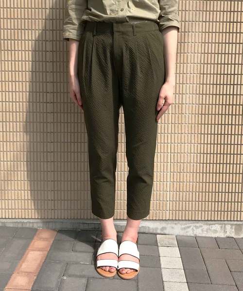 DECOY SINCE 1981(デコイシンスイチキュウハチイチ)の「◇カタログ掲載◇クロプドパンツ(その他パンツ・レディース・カーキ/ホワイト/ネイビー・64/61/70/67)」の1枚目の写真